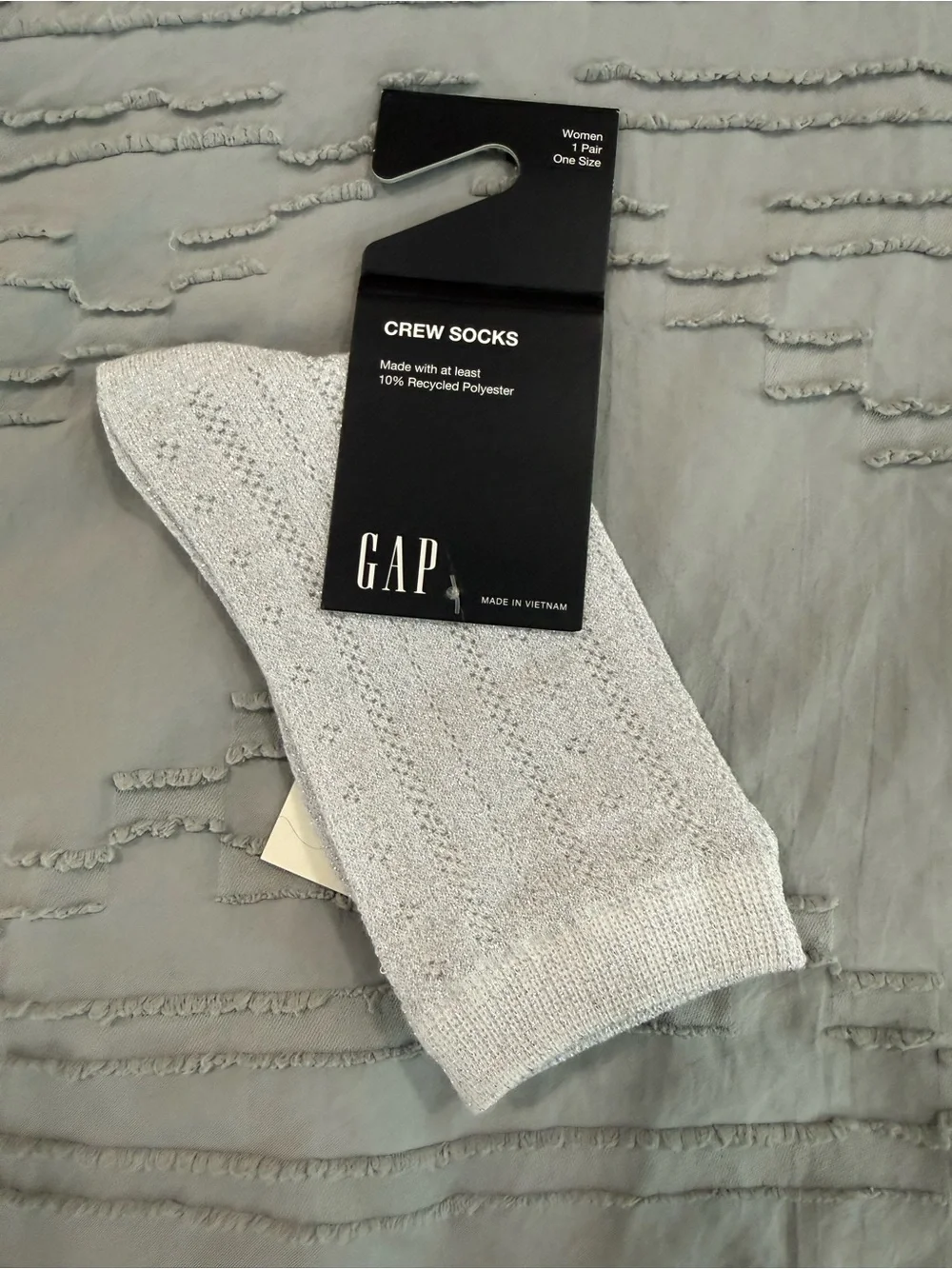 GAP Light Gray Women's Crew Socks